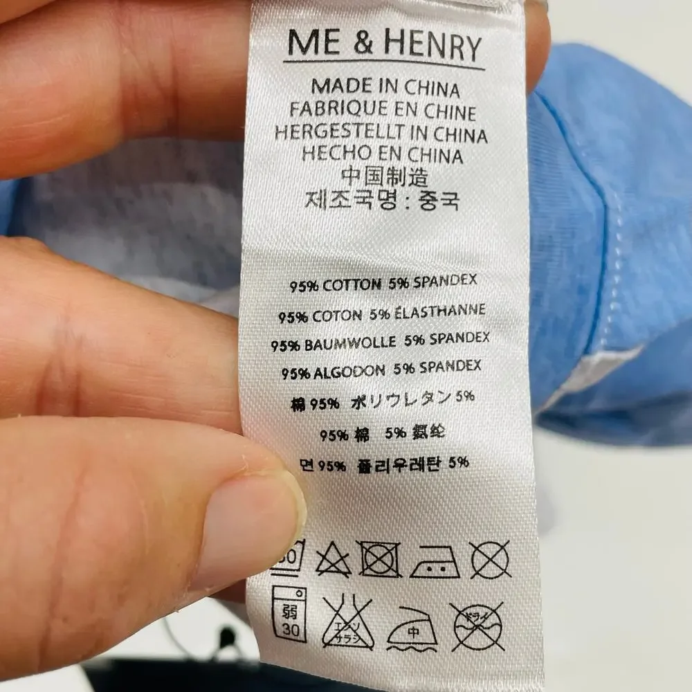 NWT Me & Henry 0/3M League Raglan Block Onesie
